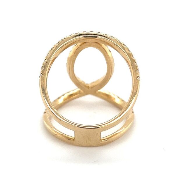 Diamond Ring Size 9.25 14k Gold 0.85 TCW 7.02 Grams Certified $5,950 215418 - Picture 4 of 12